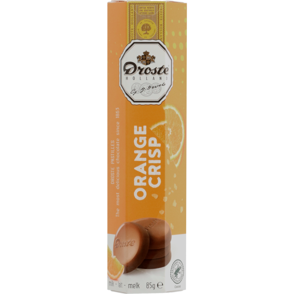 Droste Schokoladenpastillen Orange Crisp - Tee Zwanck