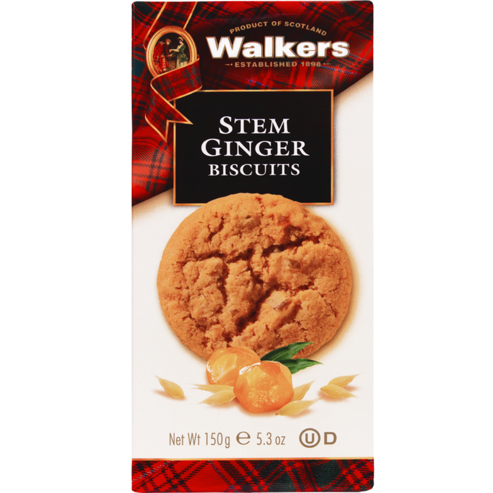 Walker's Stem Ginger Biscuits - Tee Zwanck